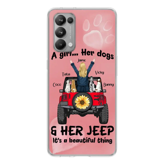 Personalized Dog Mom & Off-road Phone case - Case For Xiaomi, Huawei and Oppo - A Girl Her Dogs - 2OTN07