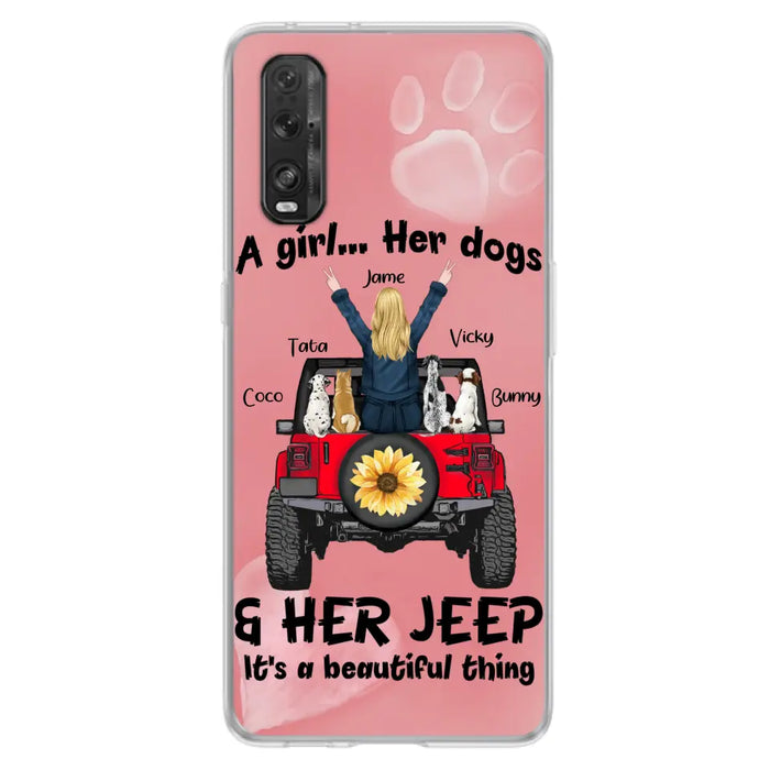 Personalized Dog Mom & Off-road Phone case - Case For Xiaomi, Huawei and Oppo - A Girl Her Dogs - 2OTN07