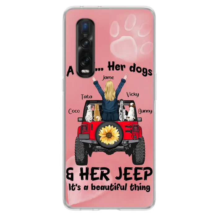 Personalized Dog Mom & Off-road Phone case - Case For Xiaomi, Huawei and Oppo - A Girl Her Dogs - 2OTN07