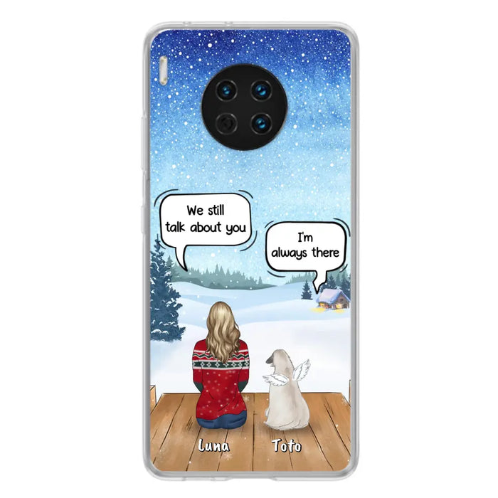 Personalized Dog Horse Phone Case - Man/Woman With Up to 5 Pets - Case For Xiaomi, Oppo And Huawei