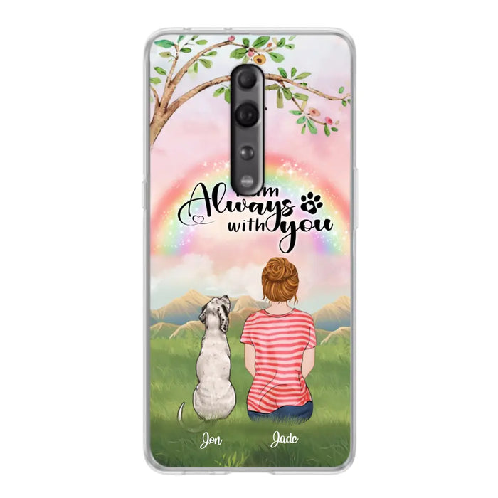 Personalized Dog Mom/Dad Phone Case - Up to 4 Dogs - Best Gift For Dog Lover - I Am Always With You - Case For Oppo Huawei Xiaomi - 5BWJPA