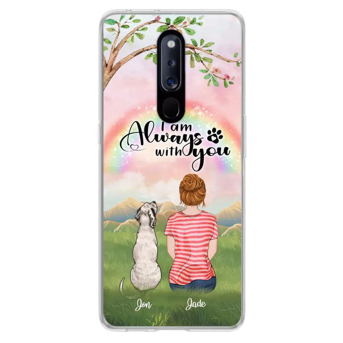 Personalized Dog Mom/Dad Phone Case - Up to 4 Dogs - Best Gift For Dog Lover - I Am Always With You - Case For Oppo Huawei Xiaomi - 5BWJPA