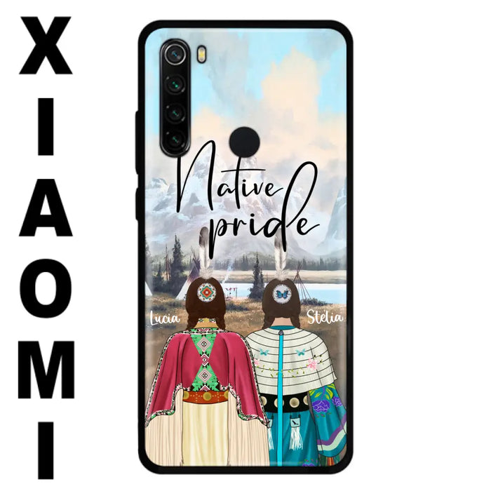 Personalized Native American Couple Phone Case - Native Pride - Case For Xiaomi, Huawei and Oppo