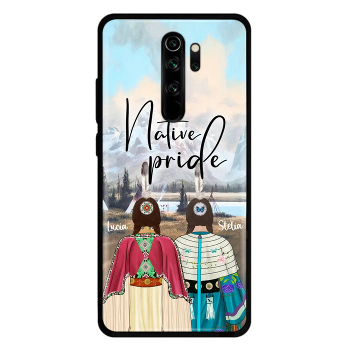 Personalized Native American Couple Phone Case - Native Pride - Case For Xiaomi, Huawei and Oppo