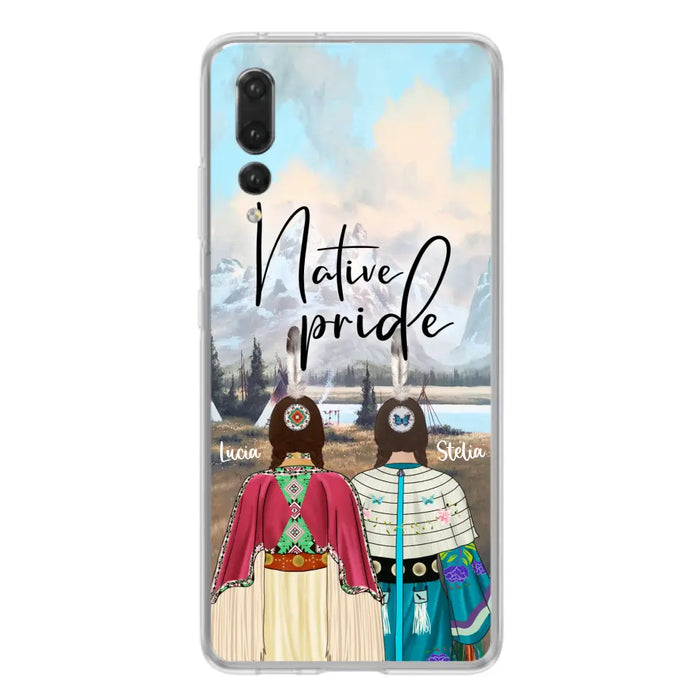 Personalized Native American Couple Phone Case - Native Pride - Case For Xiaomi, Huawei and Oppo