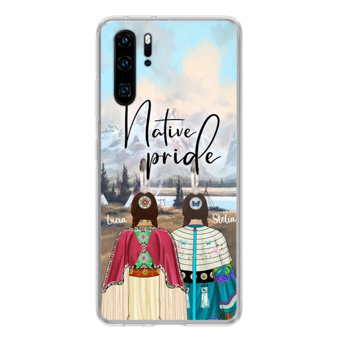 Personalized Native American Couple Phone Case - Native Pride - Case For Xiaomi, Huawei and Oppo