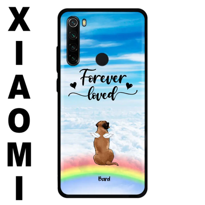 Personalized Memorial Pets Phone Case - Up to 5 Pets - Memorial Gift For Dog Lovers/Cat Lovers - Forever Loved - Phone Case For Xiaomi, Oppo And Huawei  - AXSIO5