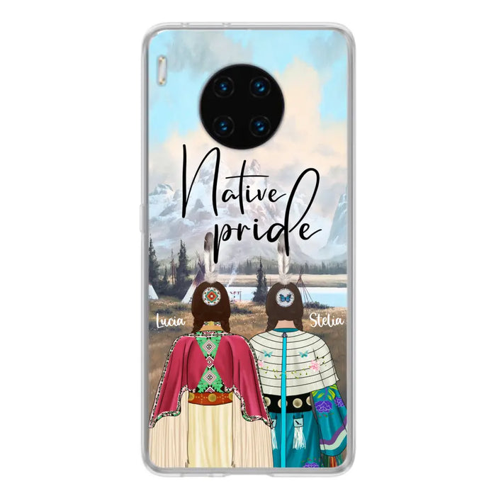 Personalized Native American Couple Phone Case - Native Pride - Case For Xiaomi, Huawei and Oppo