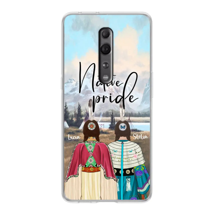 Personalized Native American Couple Phone Case - Native Pride - Case For Xiaomi, Huawei and Oppo