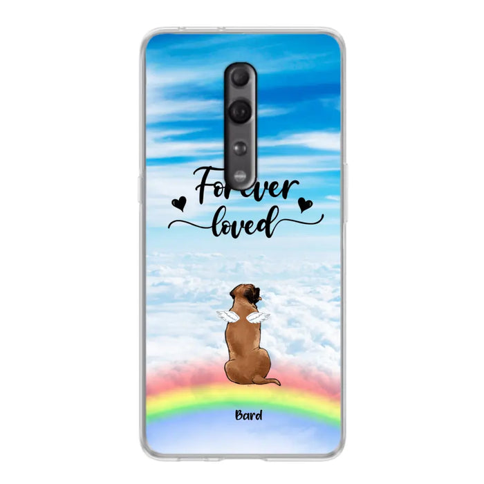 Personalized Memorial Pets Phone Case - Up to 5 Pets - Memorial Gift For Dog Lovers/Cat Lovers - Forever Loved - Phone Case For Xiaomi, Oppo And Huawei  - AXSIO5