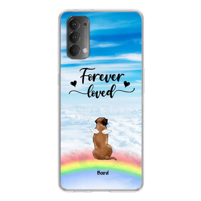 Personalized Memorial Pets Phone Case - Up to 5 Pets - Memorial Gift For Dog Lovers/Cat Lovers - Forever Loved - Phone Case For Xiaomi, Oppo And Huawei  - AXSIO5