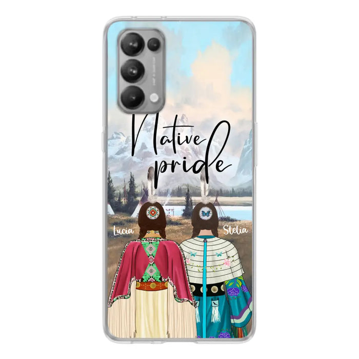 Personalized Native American Couple Phone Case - Native Pride - Case For Xiaomi, Huawei and Oppo