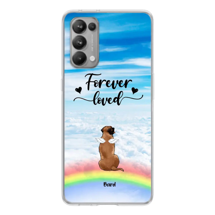 Personalized Memorial Pets Phone Case - Up to 5 Pets - Memorial Gift For Dog Lovers/Cat Lovers - Forever Loved - Phone Case For Xiaomi, Oppo And Huawei  - AXSIO5