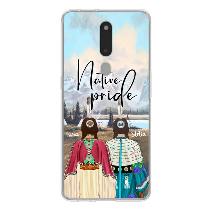 Personalized Native American Couple Phone Case - Native Pride - Case For Xiaomi, Huawei and Oppo
