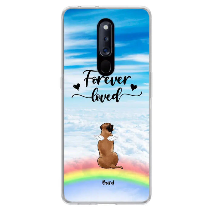 Personalized Memorial Pets Phone Case - Up to 5 Pets - Memorial Gift For Dog Lovers/Cat Lovers - Forever Loved - Phone Case For Xiaomi, Oppo And Huawei  - AXSIO5