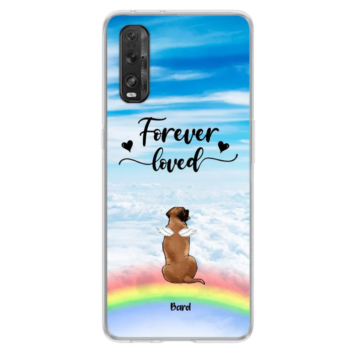 Personalized Memorial Pets Phone Case - Up to 5 Pets - Memorial Gift For Dog Lovers/Cat Lovers - Forever Loved - Phone Case For Xiaomi, Oppo And Huawei  - AXSIO5