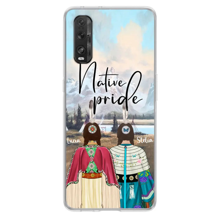 Personalized Native American Couple Phone Case - Native Pride - Case For Xiaomi, Huawei and Oppo