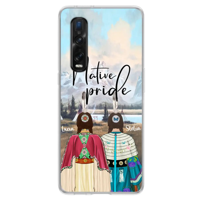 Personalized Native American Couple Phone Case - Native Pride - Case For Xiaomi, Huawei and Oppo