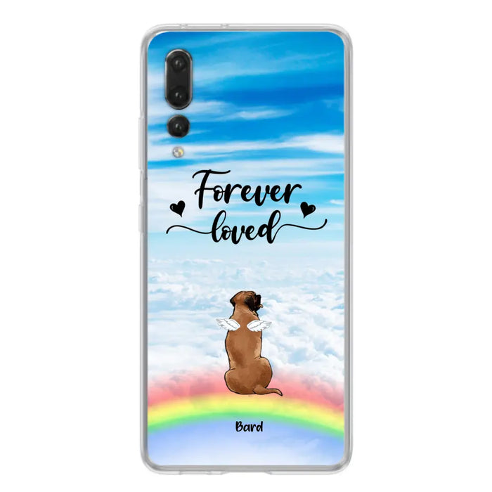Personalized Memorial Pets Phone Case - Up to 5 Pets - Memorial Gift For Dog Lovers/Cat Lovers - Forever Loved - Phone Case For Xiaomi, Oppo And Huawei  - AXSIO5