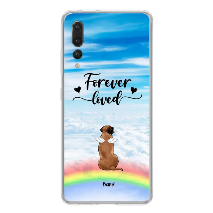 Personalized Memorial Pets Phone Case - Up to 5 Pets - Memorial Gift For Dog Lovers/Cat Lovers - Forever Loved - Phone Case For Xiaomi, Oppo And Huawei  - AXSIO5