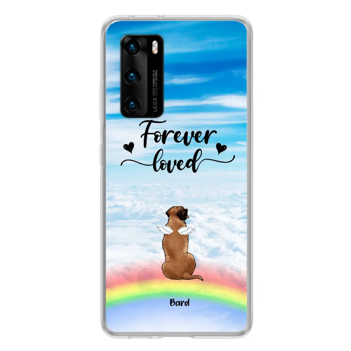 Personalized Memorial Pets Phone Case - Up to 5 Pets - Memorial Gift For Dog Lovers/Cat Lovers - Forever Loved - Phone Case For Xiaomi, Oppo And Huawei  - AXSIO5