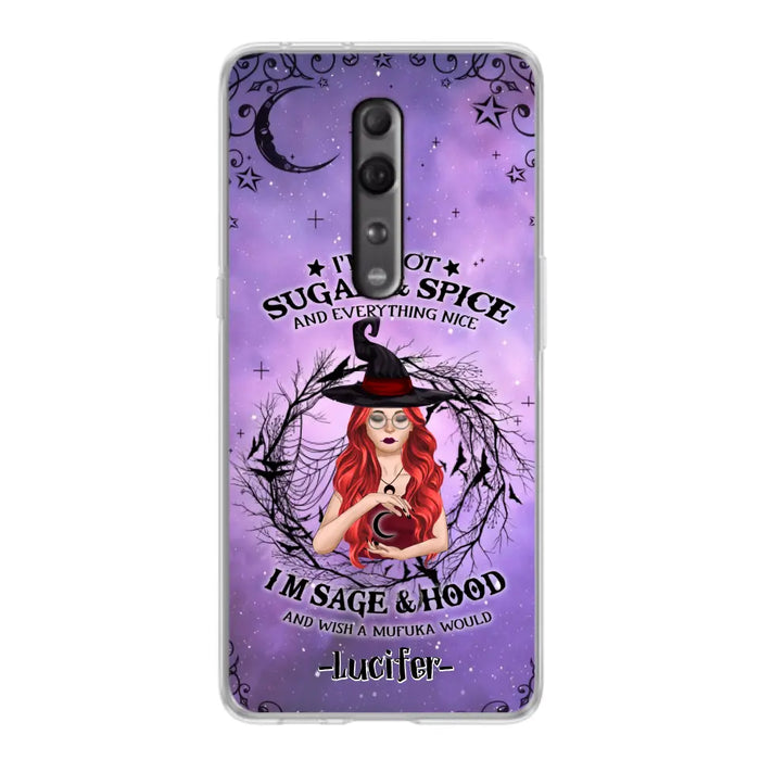 Personalized Witch Phone Case - Best Halloween Gift Idea - I'm Not Sugar And Spice - Case For Xiaomi, Oppo And Huawei - DFESX1