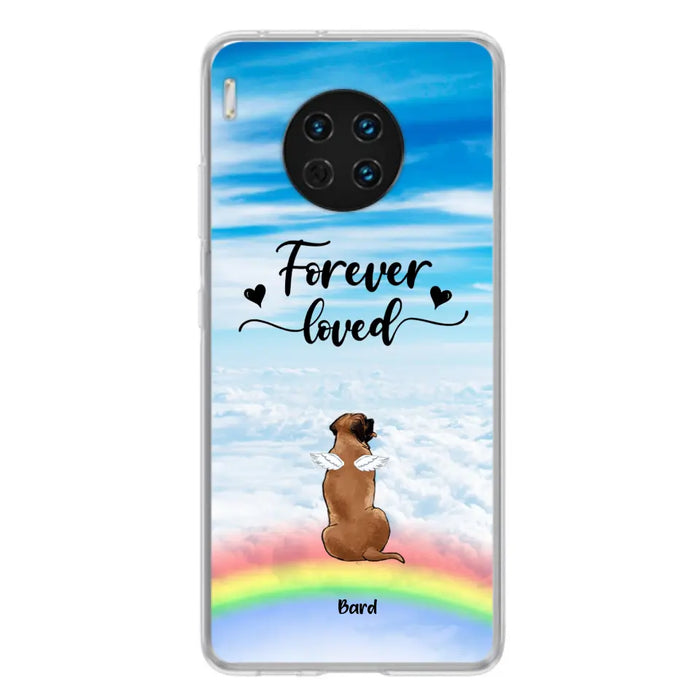 Personalized Memorial Pets Phone Case - Up to 5 Pets - Memorial Gift For Dog Lovers/Cat Lovers - Forever Loved - Phone Case For Xiaomi, Oppo And Huawei  - AXSIO5