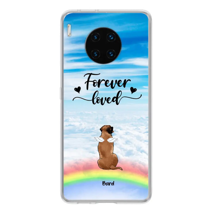 Personalized Memorial Pets Phone Case - Up to 5 Pets - Memorial Gift For Dog Lovers/Cat Lovers - Forever Loved - Phone Case For Xiaomi, Oppo And Huawei  - AXSIO5