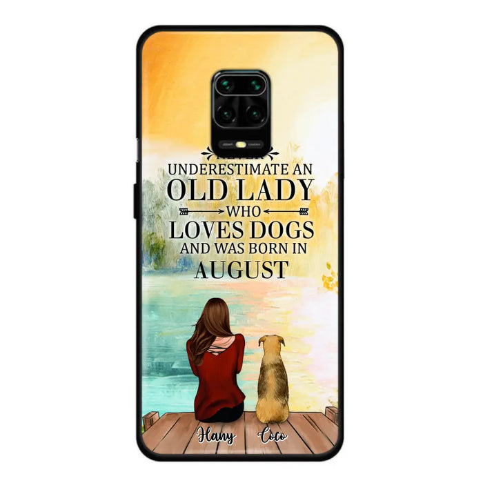 Personalized Old Lady And Dog Phone Case - Woman With Up to 5 Dogs - Best Gift For Dog Lover - Case For Xiaomi, Oppo And Huawei