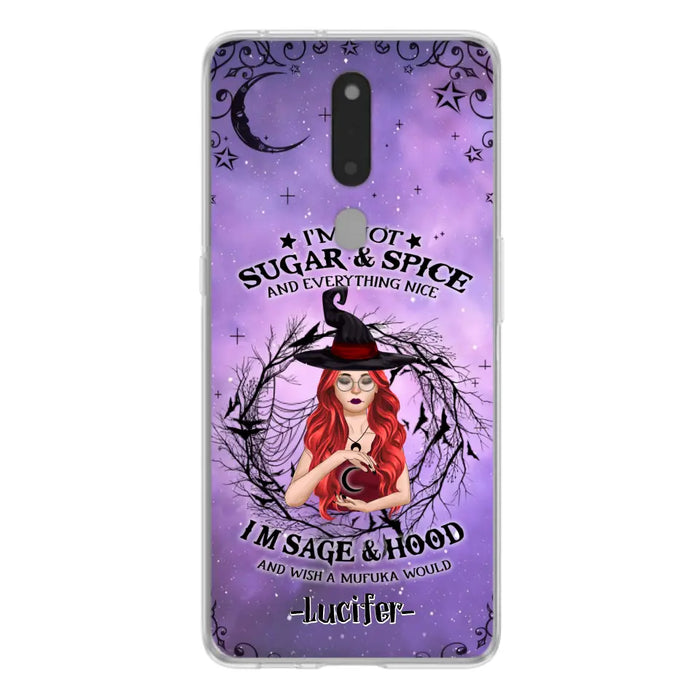 Personalized Witch Phone Case - Best Halloween Gift Idea - I'm Not Sugar And Spice - Case For Xiaomi, Oppo And Huawei - DFESX1