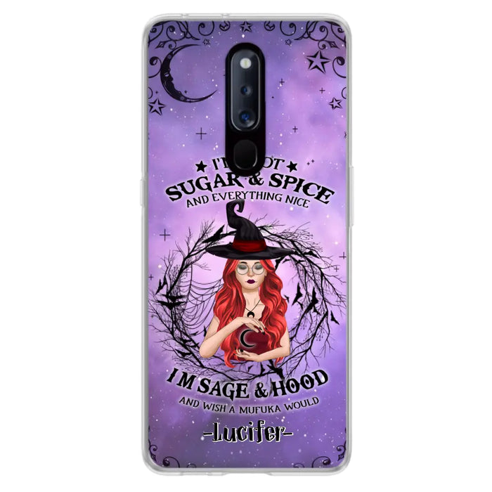 Personalized Witch Phone Case - Best Halloween Gift Idea - I'm Not Sugar And Spice - Case For Xiaomi, Oppo And Huawei - DFESX1