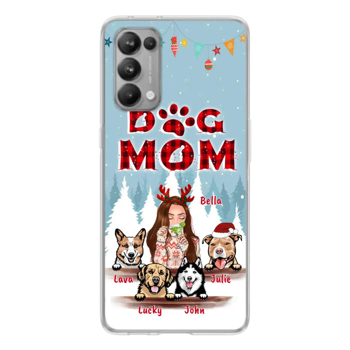Personalized Pet Mom Xmas Phone Case - Up to 4 Pets - Best Gift For Dog/Cat Lover - Case For Xiaomi, Oppo And Huawei - 2T7CRT