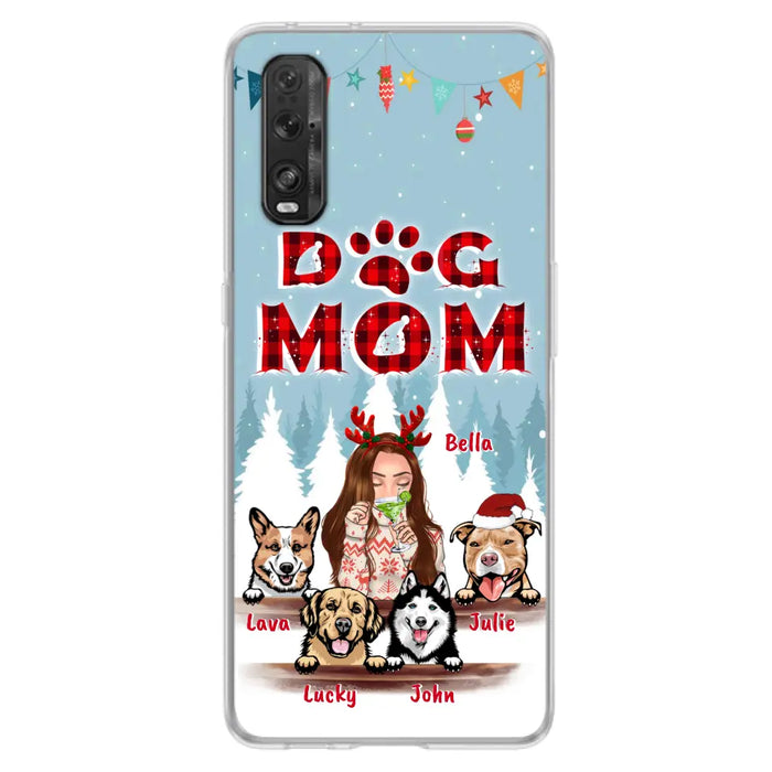 Personalized Pet Mom Xmas Phone Case - Up to 4 Pets - Best Gift For Dog/Cat Lover - Case For Xiaomi, Oppo And Huawei - 2T7CRT