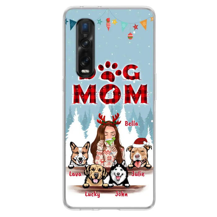 Personalized Pet Mom Xmas Phone Case - Up to 4 Pets - Best Gift For Dog/Cat Lover - Case For Xiaomi, Oppo And Huawei - 2T7CRT