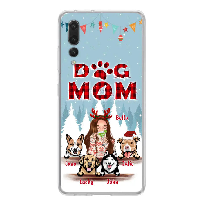 Personalized Pet Mom Xmas Phone Case - Up to 4 Pets - Best Gift For Dog/Cat Lover - Case For Xiaomi, Oppo And Huawei - 2T7CRT