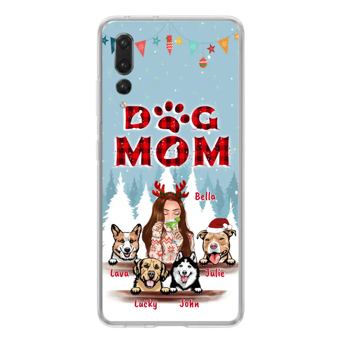 Personalized Pet Mom Xmas Phone Case - Up to 4 Pets - Best Gift For Dog/Cat Lover - Case For Xiaomi, Oppo And Huawei - 2T7CRT