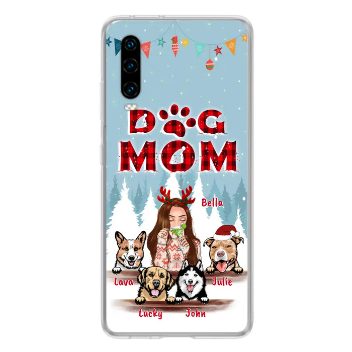 Personalized Pet Mom Xmas Phone Case - Up to 4 Pets - Best Gift For Dog/Cat Lover - Case For Xiaomi, Oppo And Huawei - 2T7CRT
