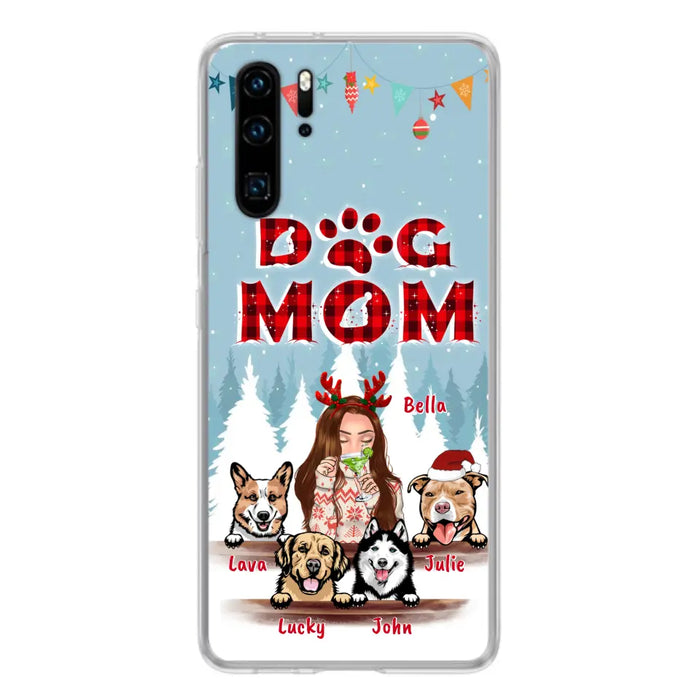 Personalized Pet Mom Xmas Phone Case - Up to 4 Pets - Best Gift For Dog/Cat Lover - Case For Xiaomi, Oppo And Huawei - 2T7CRT