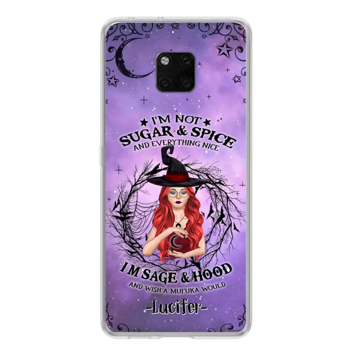 Personalized Witch Phone Case - Best Halloween Gift Idea - I'm Not Sugar And Spice - Case For Xiaomi, Oppo And Huawei - DFESX1