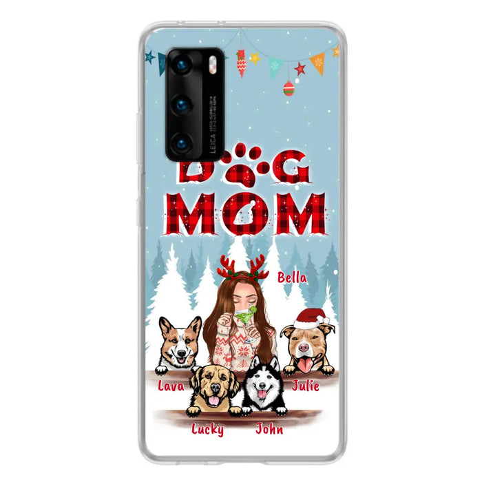 Personalized Pet Mom Xmas Phone Case - Up to 4 Pets - Best Gift For Dog/Cat Lover - Case For Xiaomi, Oppo And Huawei - 2T7CRT