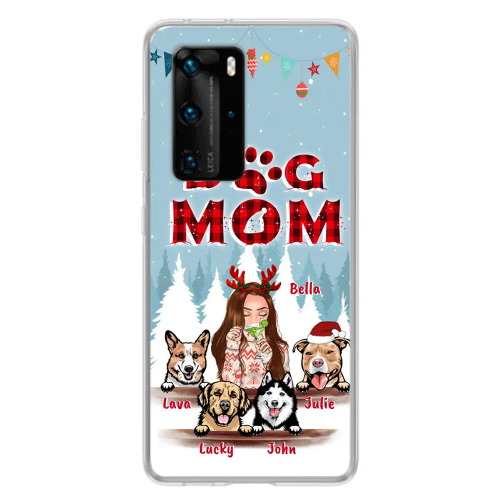 Personalized Pet Mom Xmas Phone Case - Up to 4 Pets - Best Gift For Dog/Cat Lover - Case For Xiaomi, Oppo And Huawei - 2T7CRT