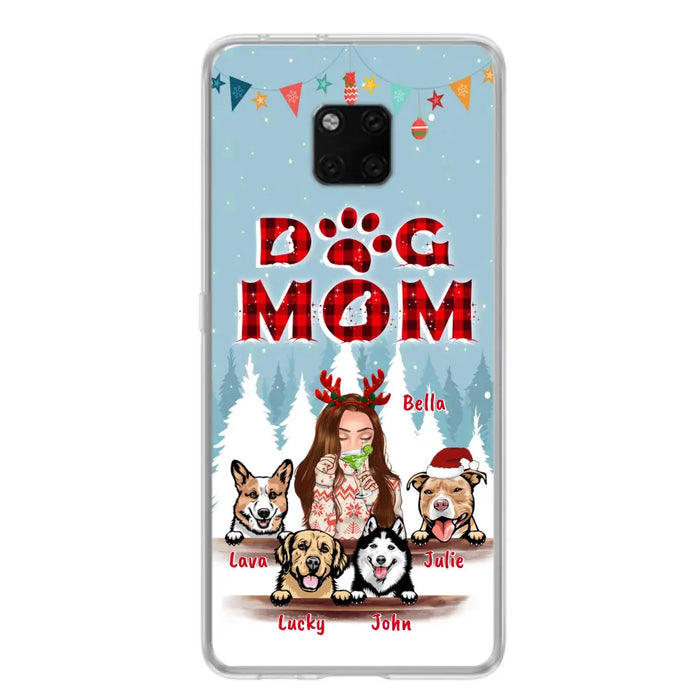 Personalized Pet Mom Xmas Phone Case - Up to 4 Pets - Best Gift For Dog/Cat Lover - Case For Xiaomi, Oppo And Huawei - 2T7CRT