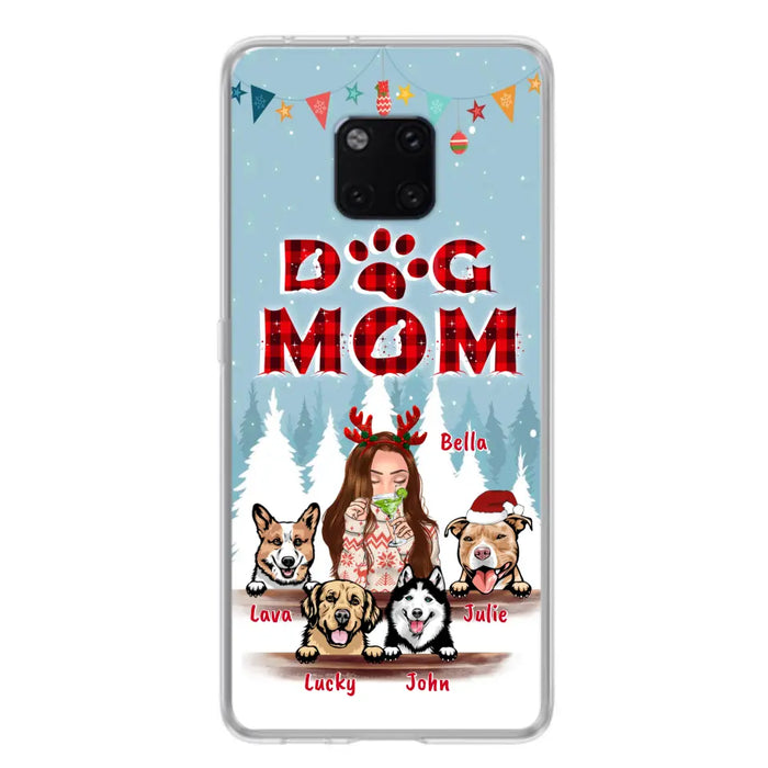 Personalized Pet Mom Xmas Phone Case - Up to 4 Pets - Best Gift For Dog/Cat Lover - Case For Xiaomi, Oppo And Huawei - 2T7CRT
