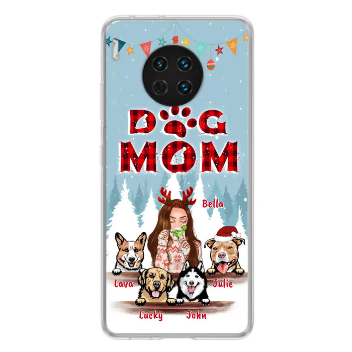 Personalized Pet Mom Xmas Phone Case - Up to 4 Pets - Best Gift For Dog/Cat Lover - Case For Xiaomi, Oppo And Huawei - 2T7CRT