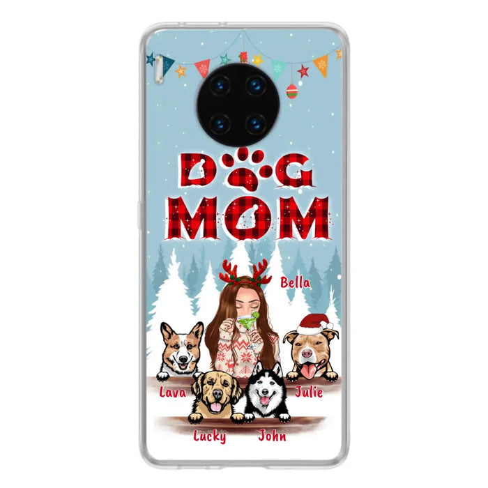 Personalized Pet Mom Xmas Phone Case - Up to 4 Pets - Best Gift For Dog/Cat Lover - Case For Xiaomi, Oppo And Huawei - 2T7CRT