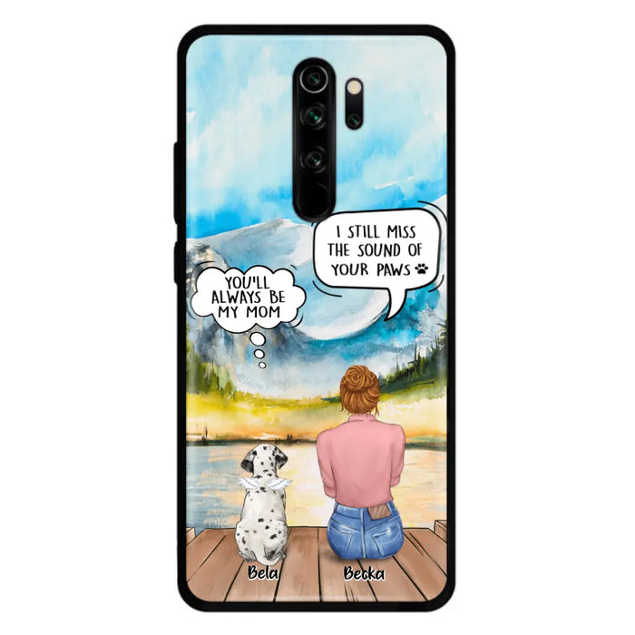 Personalized Memorial Pet Mom Phone Case - Woman With Up to 5 Pets - Best Gift For Pet Lover - It's So Hard To Say Goodbye - Case For Xiaomi/Huawei/Oppo