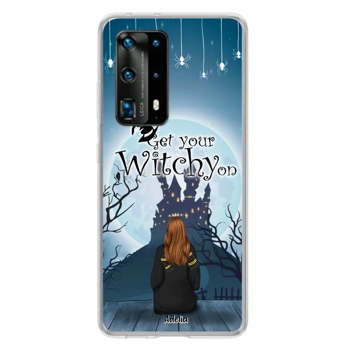 Personalized Witch Phone Case - Up to 4 Witches - Best Gift For Friends - Get Your Witchy on - Case For Xiaomi, Oppo And Huawei