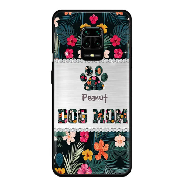 Personalized Custom Phone Case Dog Mom Met Pattern - Gifts Idea For Dog Lover - Dog Mom - Case For Xiaomi, Huawei And Oppo