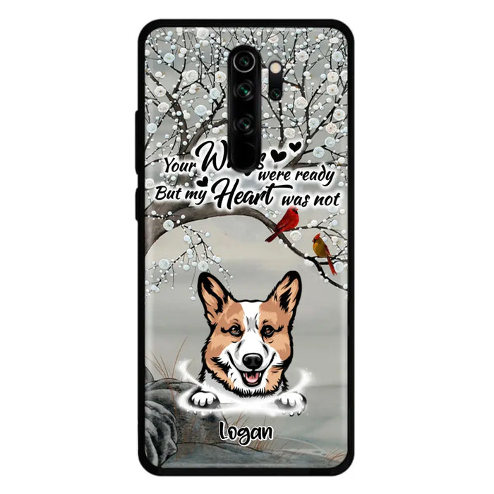 Personalized Memorial Dog Cat Phone Case - Up to 3 Pets - Best Gift For Dog/Cat Lover - Your Wings Were Ready But My Heart Was Not - Case For Xiaomi, Oppo And Huawei