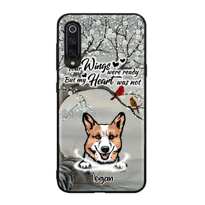 Personalized Memorial Dog Cat Phone Case - Up to 3 Pets - Best Gift For Dog/Cat Lover - Your Wings Were Ready But My Heart Was Not - Case For Xiaomi, Oppo And Huawei